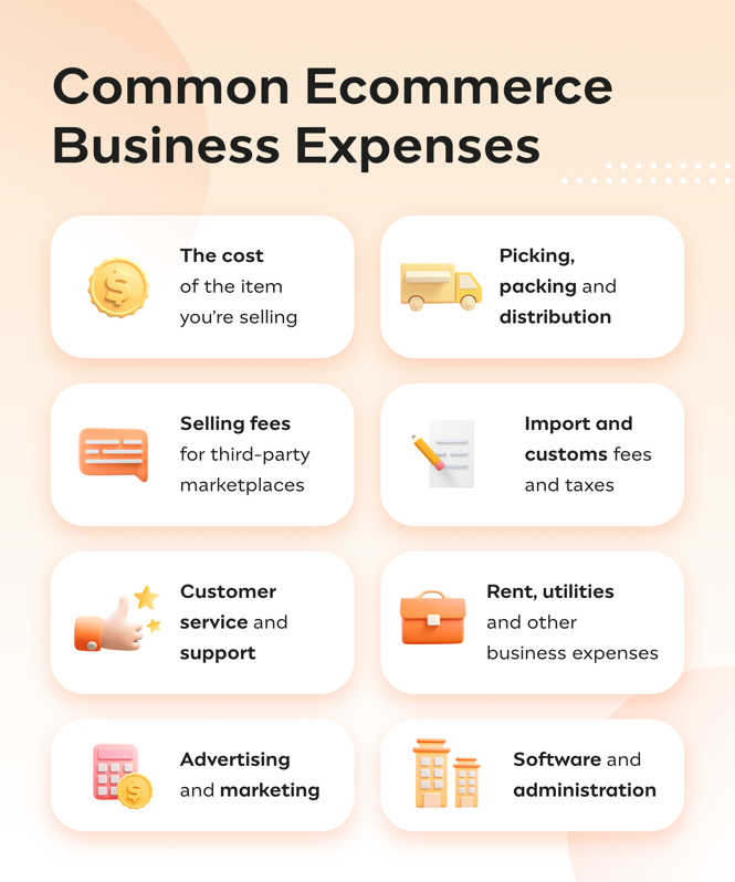 common ecommerce business expenses