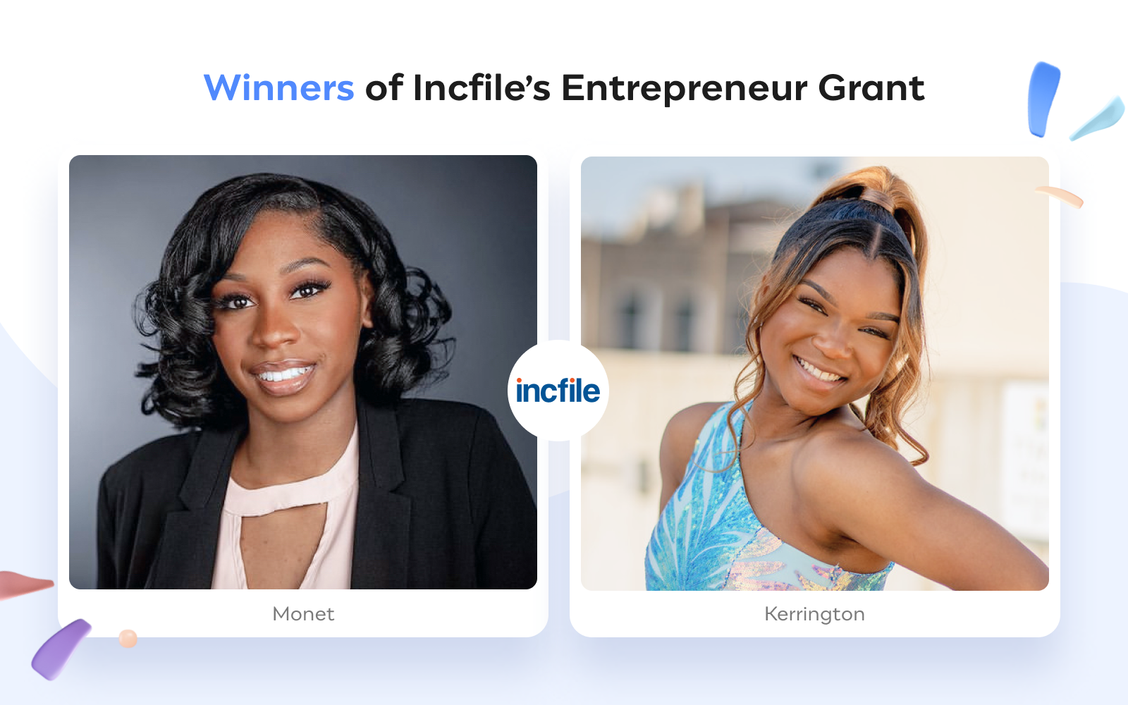 Incfile Small Business Entrepreneur Grant Winners — Summer 2022